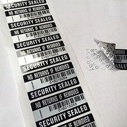 Tamper Proof Labels
